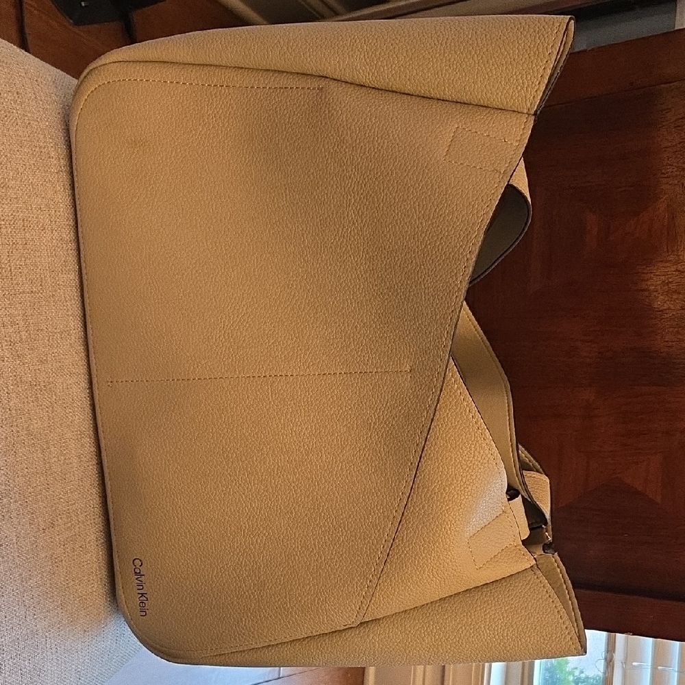 Calvin Klein Light Tan Shoulder Bag